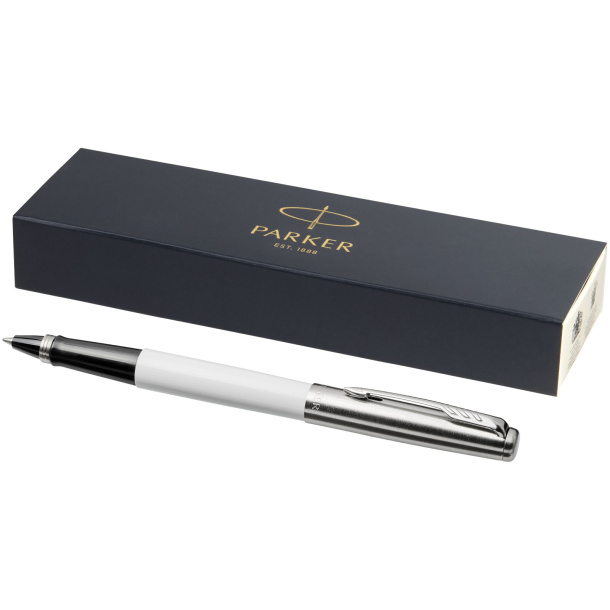Jotter plastic with stainless steel rollerbal pen - Parker