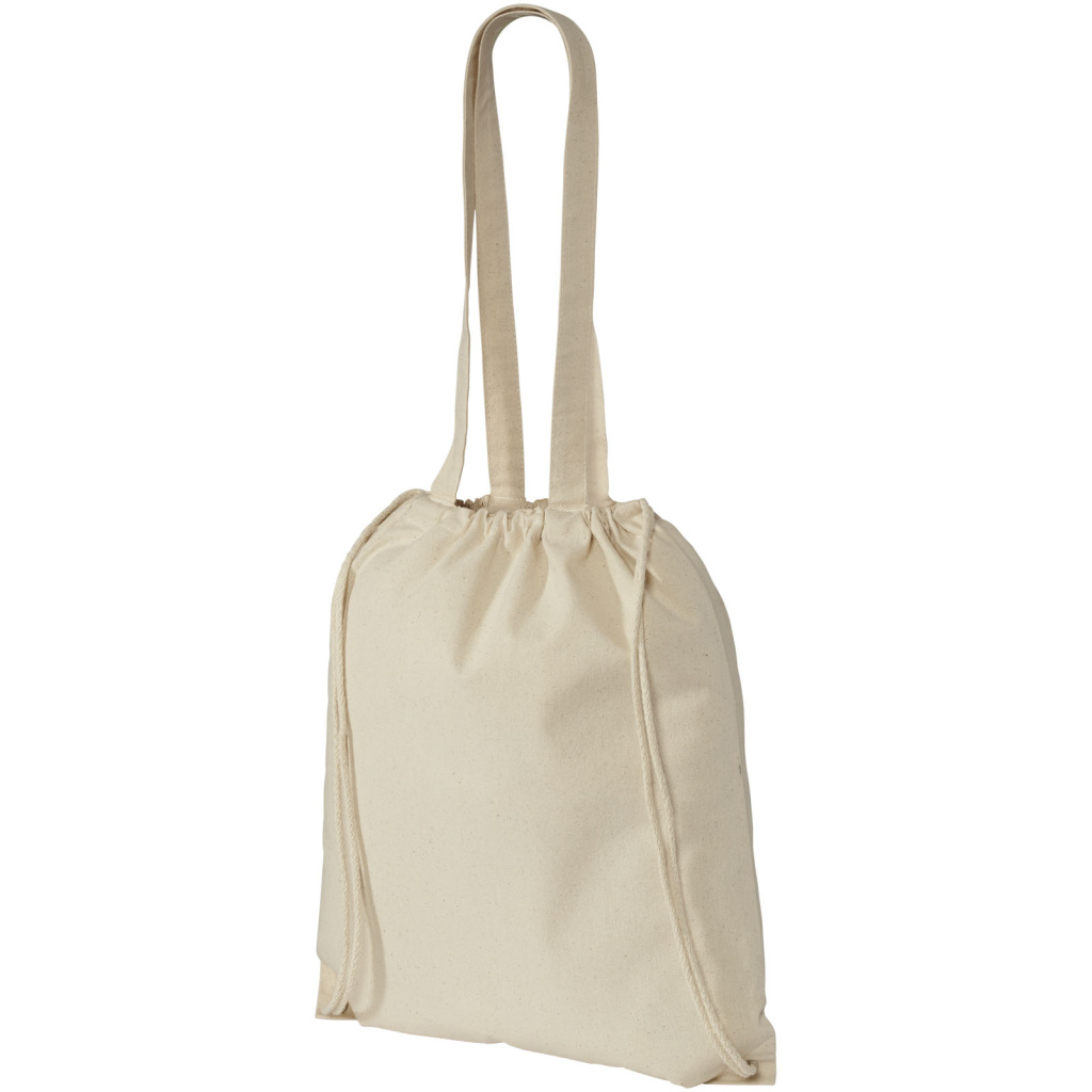 Eliza 240 g m cotton drawstring backpack 12027600 Promoshop