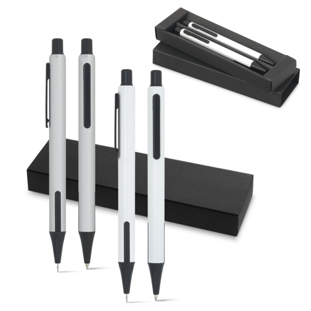HUDSON Ball pen and mechanical pencil set