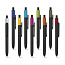 KIWU Metallic ABS ballpoint with shiny finish and lacquered top with metallic finish