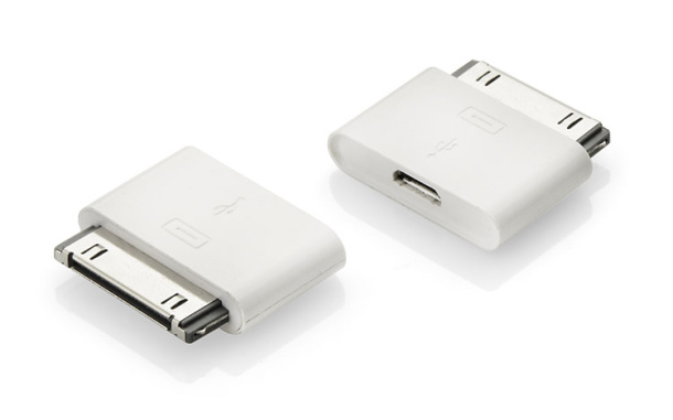 iP4 Micro USB to iPhone adapter