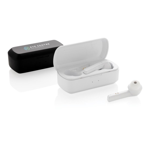 Free flow tws earbuds in charging case P329.041 Promoshop