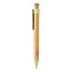  Kemijska olovka od bambusa s klipsom od eko-plastike