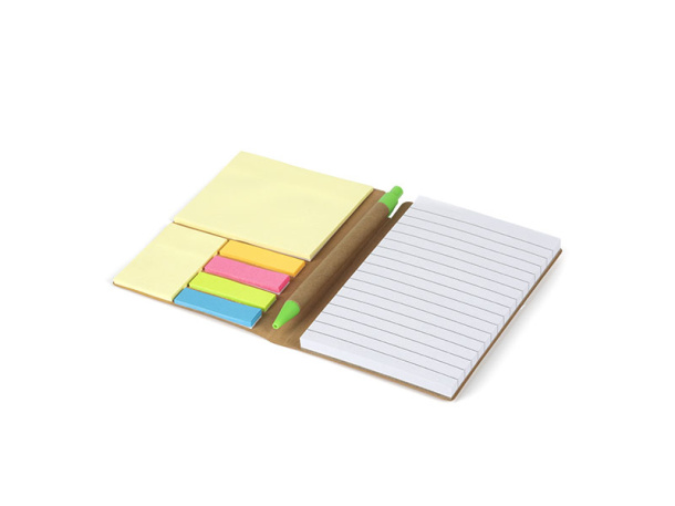 OZONE biodegradable notebook with biodegradable ball pen