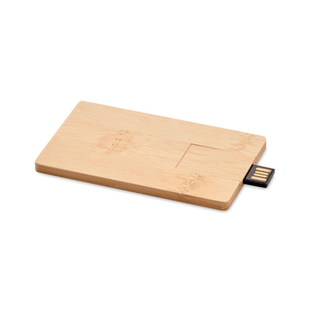 CREDITCARD PLUS 16GB USB u kućištu od bambusa
