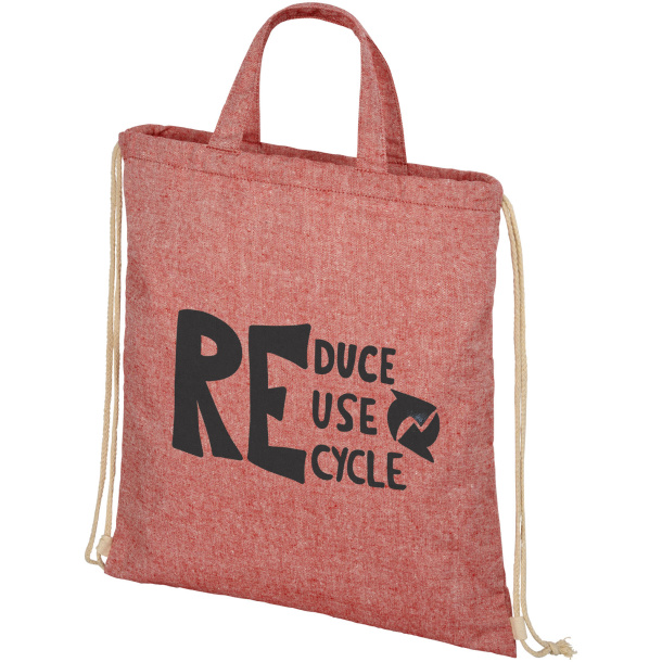 Pheebs 210 g/m² reciklirana torba s vezicama - Unbranded