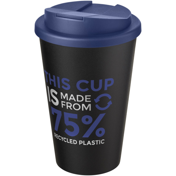 Americano® Eco 350 ml recycled tumbler with spill-proof lid - Unbranded