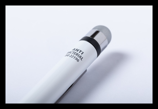 Verne kemijska olovka s nastavkom za ekrane osjetljive na dodir i antibakterijskim svojstvima