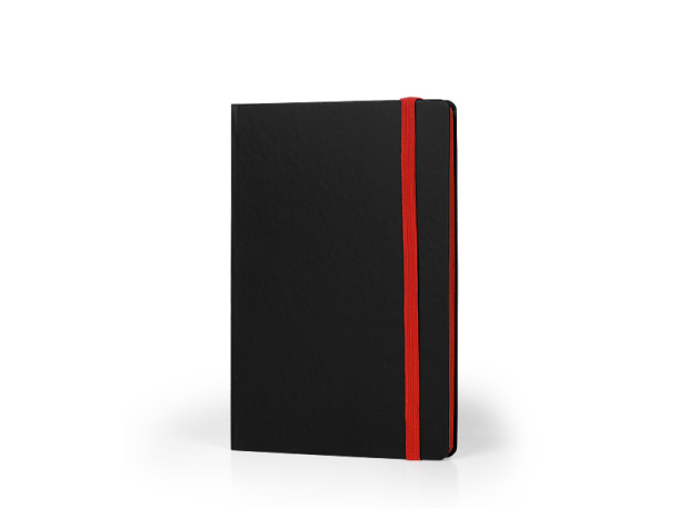 FLUX EDGE A5 notebook with elastic band and colored paper edges