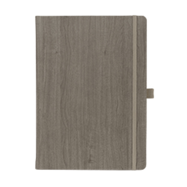 WOODY MAXI B5 notebook with elastic band and pen loop