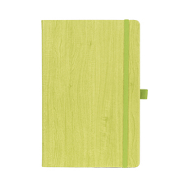 WOODY A5 notebook with elastic band and pen loop
