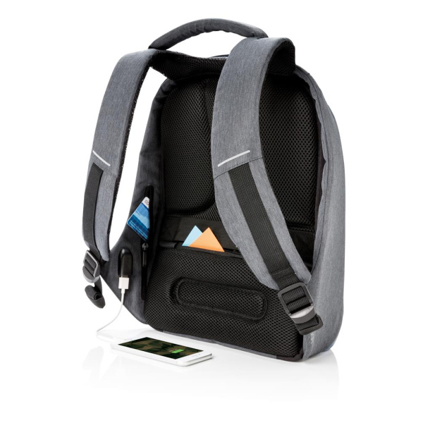 Bobby Compact anti-theft backpack Print