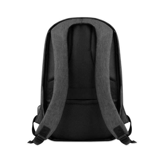 BERLIN 2 tone backpack incl USB plug