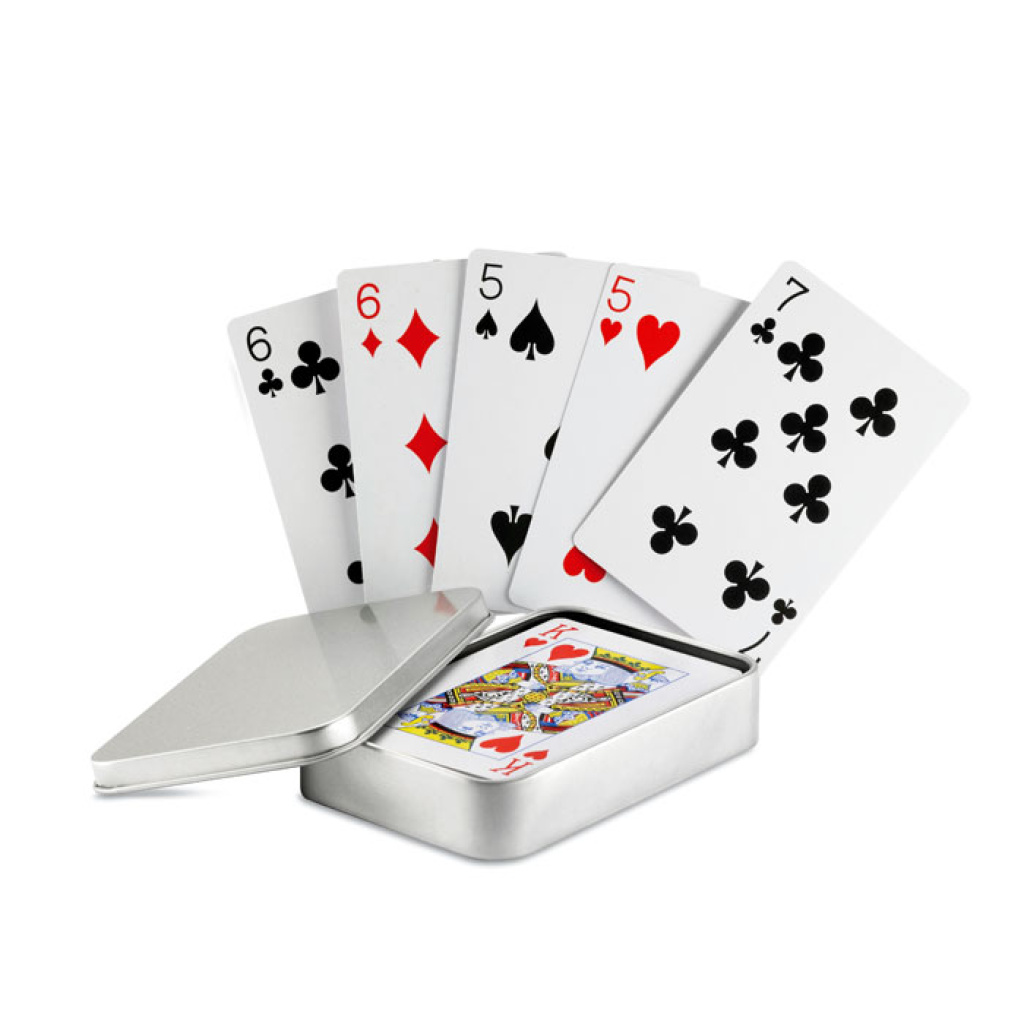 Tin cheap card box