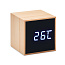 MARA CLOCK LED alarm clock bamboo casing