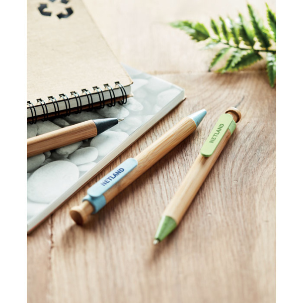TOYAMA Bamboo/Wheat-Straw PP ball pen
