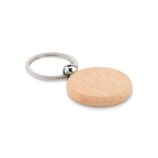 TOTY WOOD Round wooden key ring