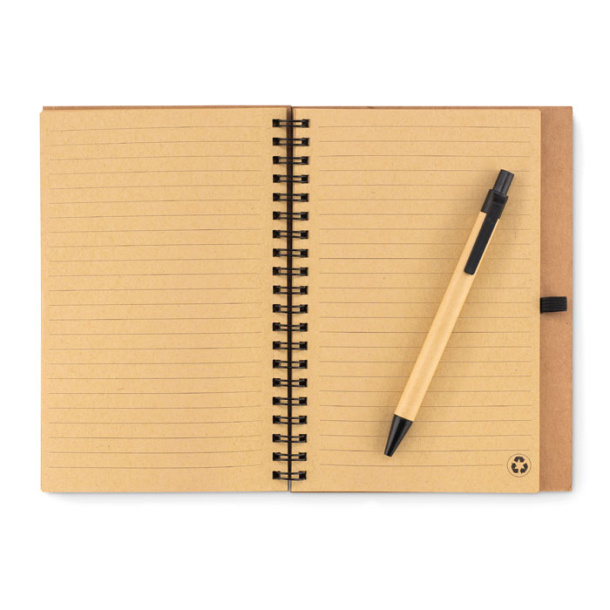 SONORA PLUSCORK Notes s koricama od pluta i kemijskom olovkom