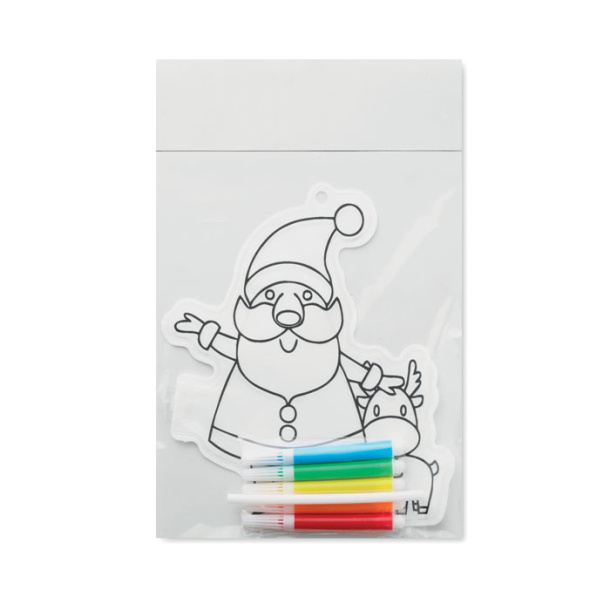 SANTABALL Santa Claus colouring balloon