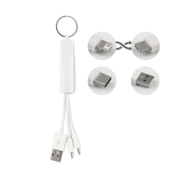 BRILLA Light up logo charging cable