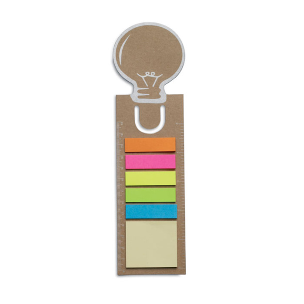 IDEA Bookmark with memo stickers
