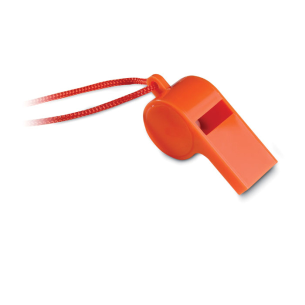 REFEREE Whistle with security necklace