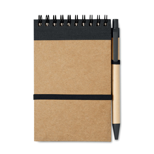 SONORA Recycled paper notebook + pen