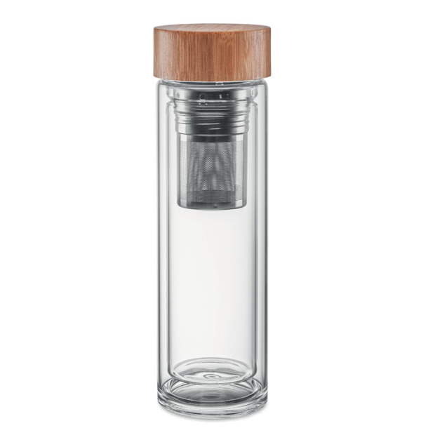 BATUMI GLASS Double wall glass bottle
