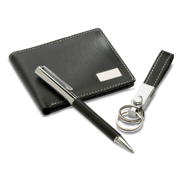 ELEGANCI Ball pen key ring and wallet