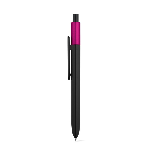 KIWU Metallic ABS ballpoint with shiny finish and lacquered top with metallic finish