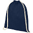 Oregon 140 g/m² cotton drawstring backpack - Unbranded