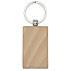 Gian beech wood rectangular keychain - Unbranded
