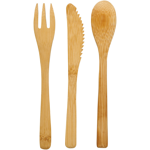 Celuk bamboo cutlery set - Unbranded