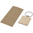 Gioia beech wood squared keychain - Unbranded