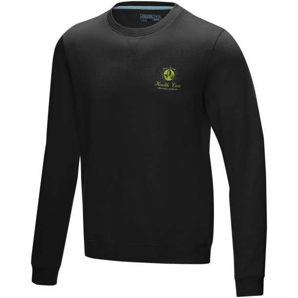 Jasper men’s GOTS organic GRS recycled crewneck sweater - Elevate NXT
