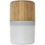 Aurea bamboo Bluetooth® speaker with light - Unbranded