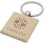 Gioia beech wood squared keychain - Unbranded
