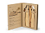 PARMA chopping board with a cheese knives in a set - CASTELLI