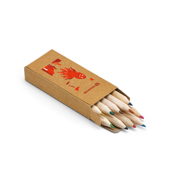 CRAFTI Pencil box with 10 coloured pencils