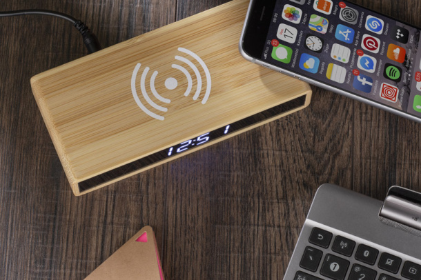 INDUCTO Wireless charger desk clock