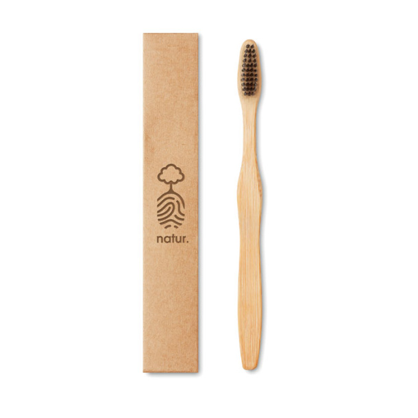 DENTOBRUSH Bamboo toothbrush in Kraft box