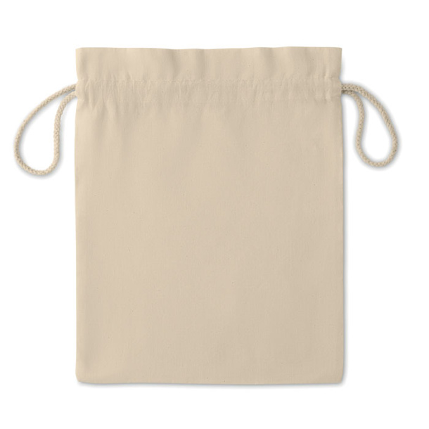 TASKE MEDIUM Medium Cotton draw cord bag