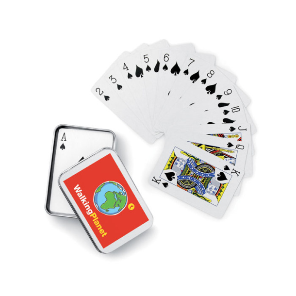 AMIGO Playing cards in tin box