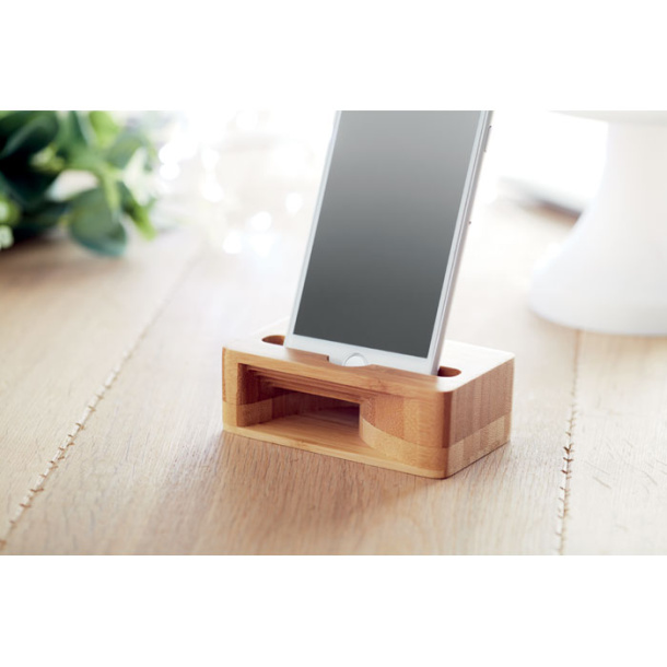 CARACOL Bamboo phone stand-amplifier