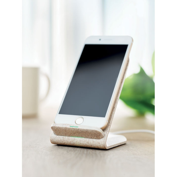 LAYABACK Wheat straw/ABS charger stand