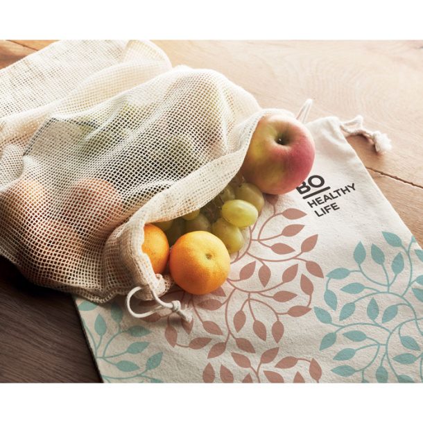 VEGGIE Re-usable cotton mesh food bag
