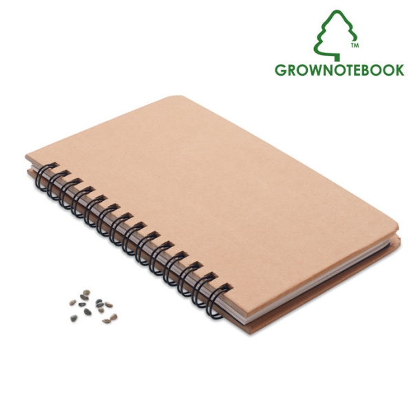 GROWNOTEBOOK™ notes sa sjemenkama bora