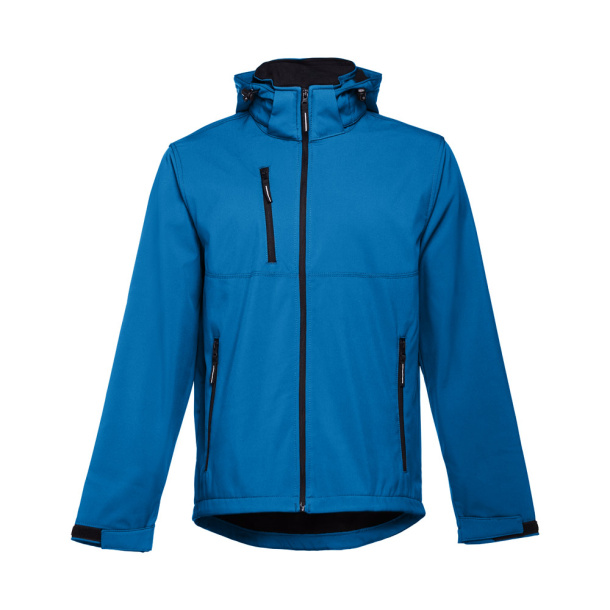 ZAGREB Men's softshell with removable hood