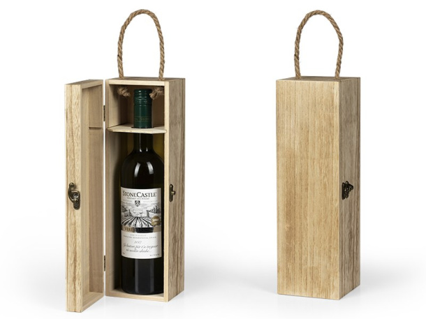 MUSCAT Wooden single bottle gift box