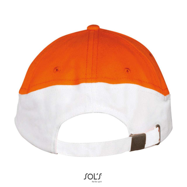SOL'S BOOSTER  5 PANEL CONTRASTED CAP - SOL'S